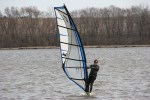 Minnesota outdoors, #6969 windsurfing on Cannon Lake