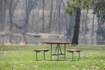Signs of spring in MN, #6822 picnic&nbsp;table
