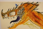 Student art, #6534 fire breathing&nbsp;dragon