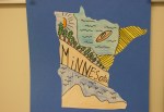 Student art, #6546 Minnesota&nbsp;map