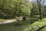 Mineral Springs Park, #7450 bridge over creek