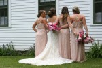 Village of Yesteryeard, #8558 backs of bridal party&nbsp;2