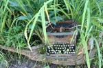 Atwood, #9032 typewriter garden art