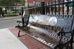 Benches, #9813 Faribault supports the military
