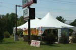Fourth of July in Wisconsin, #8957 fireworks stand in Mauston