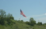 Fourth of July in Wisconsin, #8963 flag near&nbsp;Madison