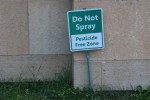 Garden, #9798 don’t spray&nbsp;sign