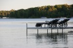 Lake, #9255 neighbors’ lounge chairs on&nbsp;dock