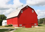 Rural MN, #9741 red barn in Warsaw