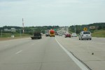 Wienermobile, #9482 in traffic Madison, WI