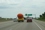 Wienermobile, #9487 last photo of by&nbsp;Madison