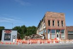 Historic building, #19 2 burned & barbershop