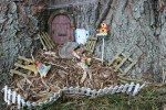 Atwood, #1051 fairies by door in&nbsp;tree
